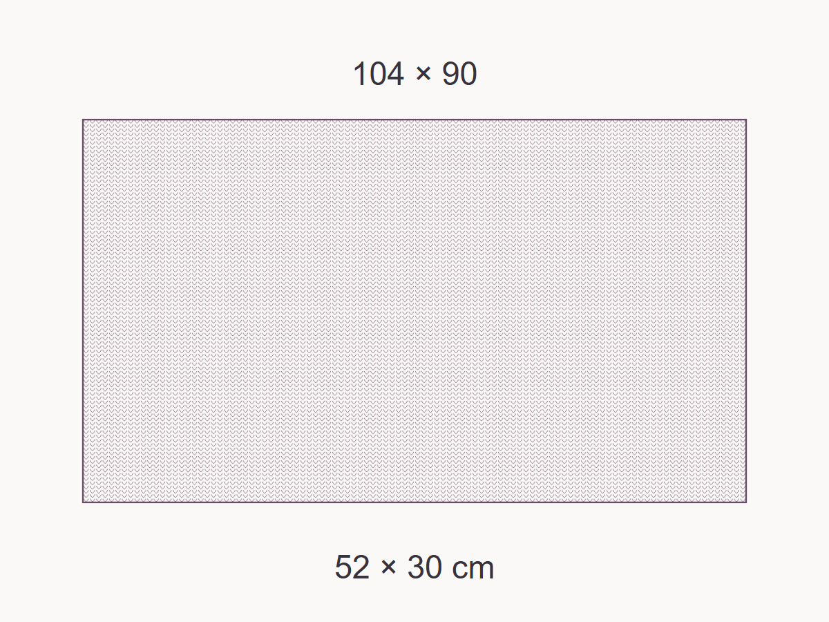 Plan a top-down crochet hat — measured example