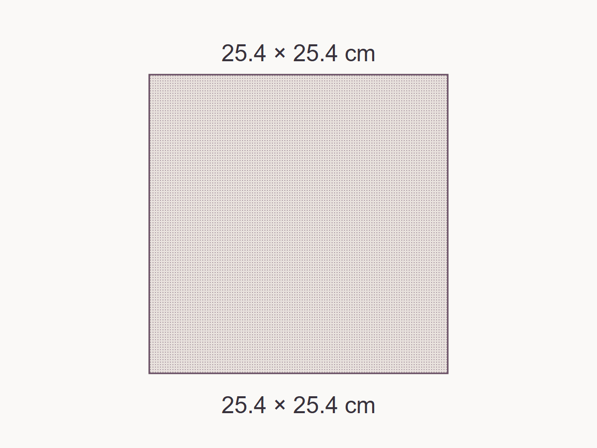 Plan needlepoint from canvas count — measured example