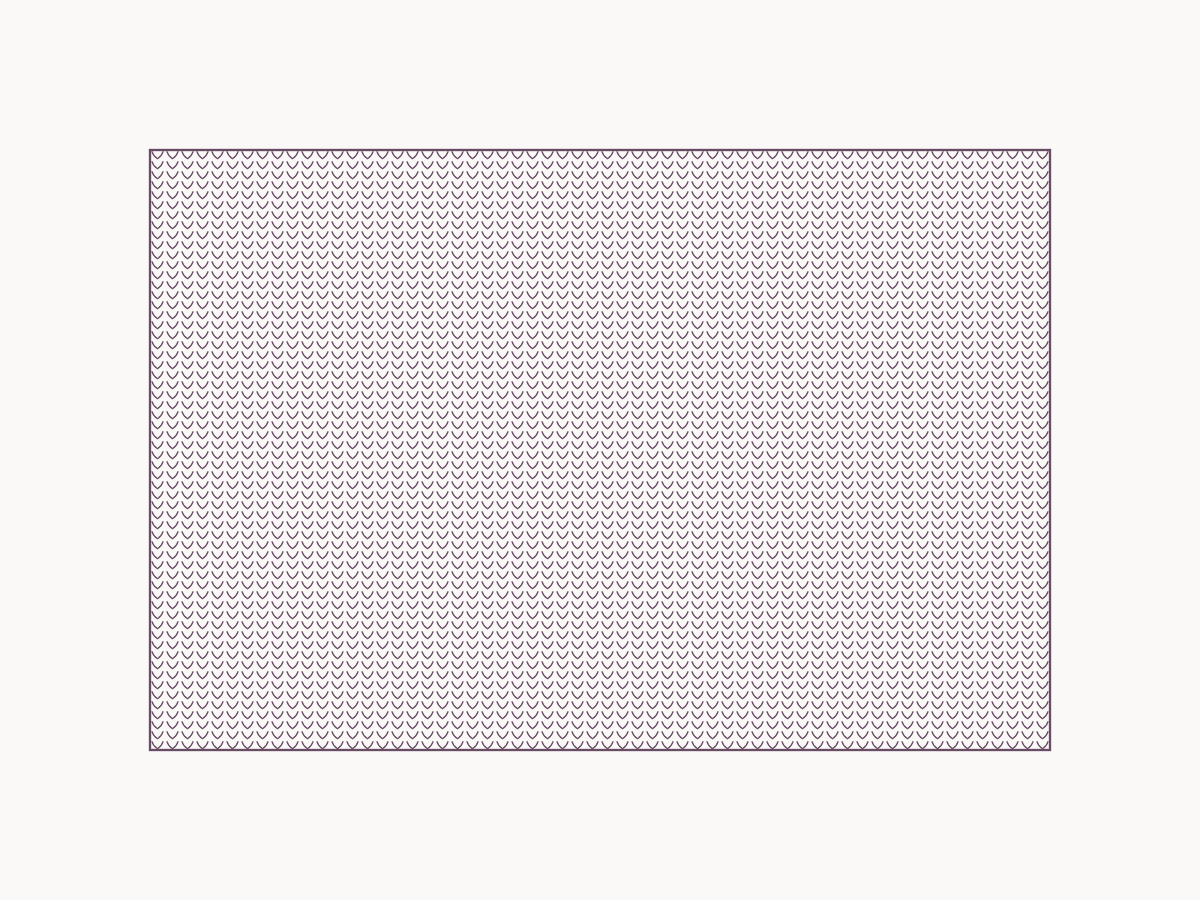 When stitch gauge matches but row gauge differs — example diagram