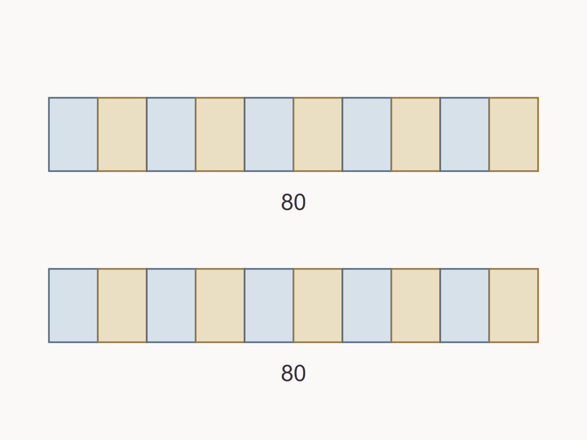 Plan a basketweave cushion panel — measured example