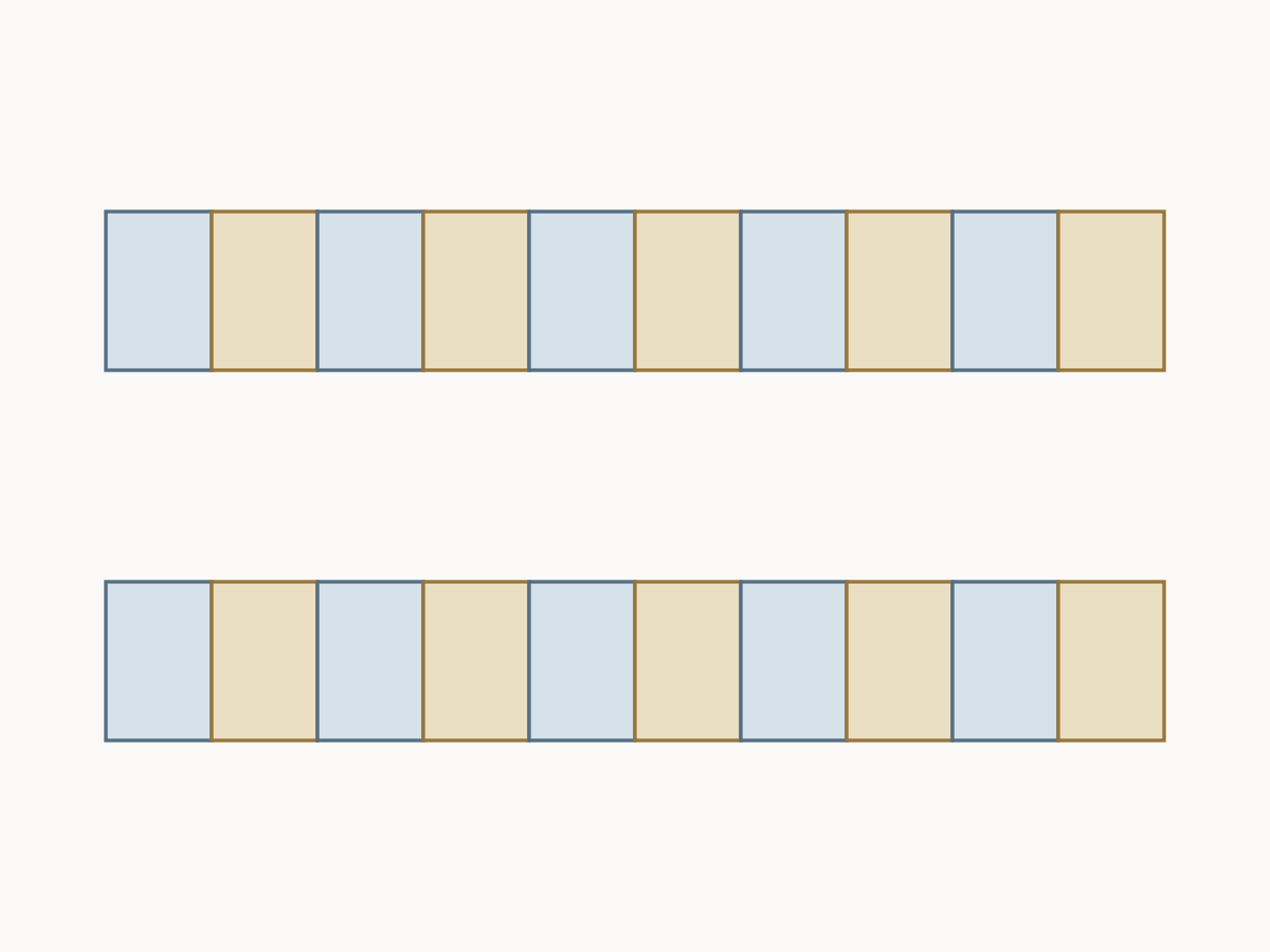 Plan a basketweave cushion panel — example diagram
