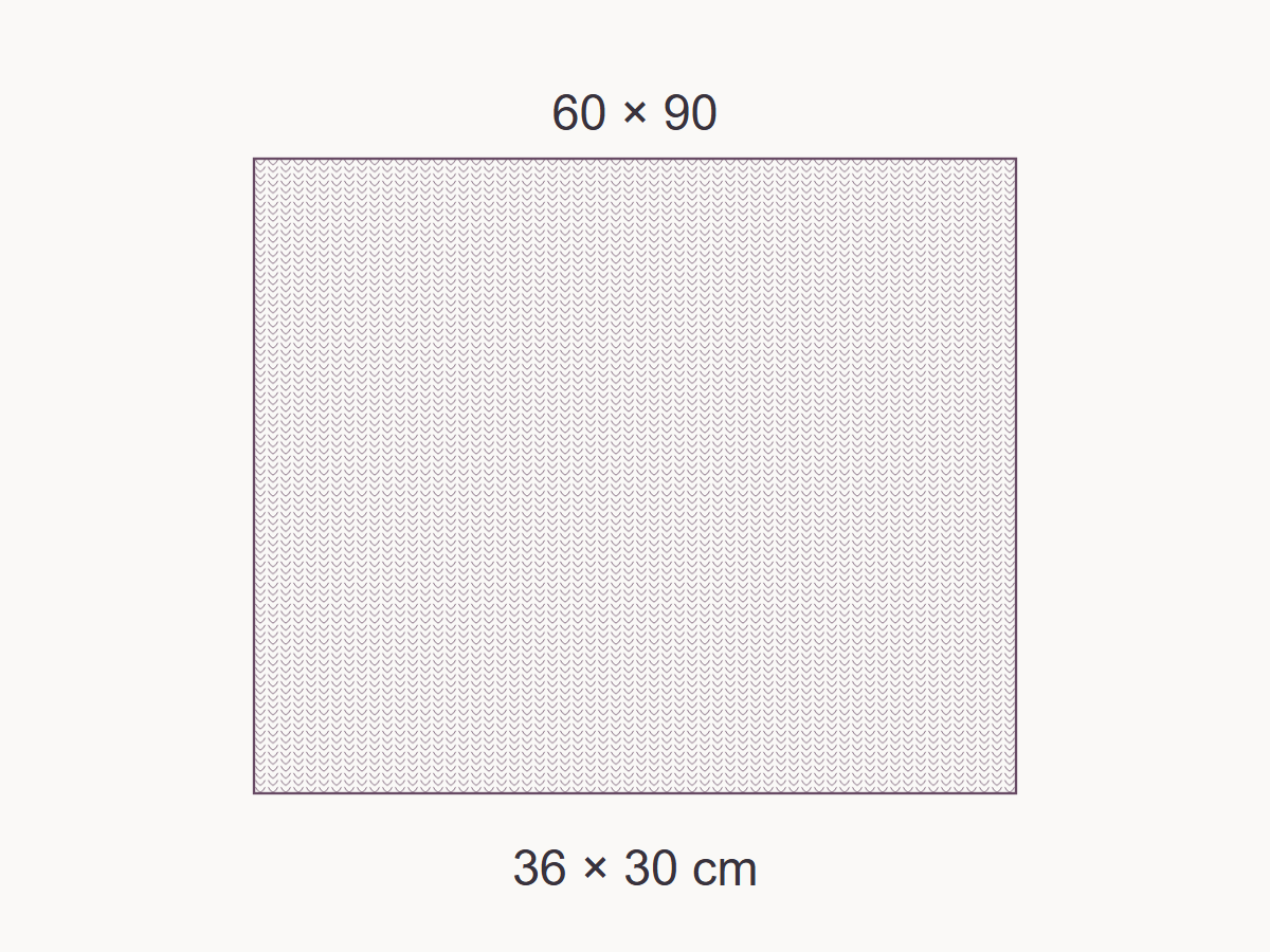 Plan a brioche panel from its own sample — measured example