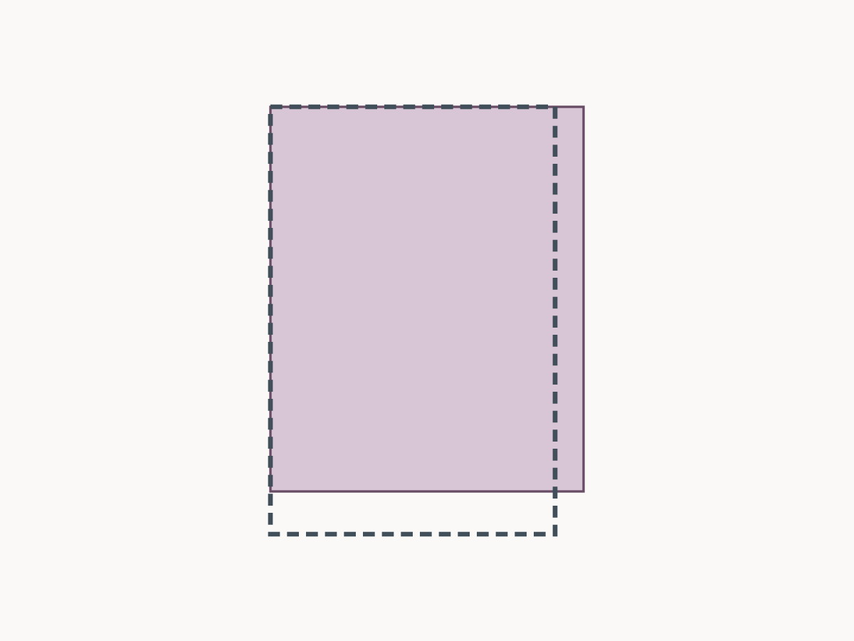 Measure blocking changes on both axes — example diagram