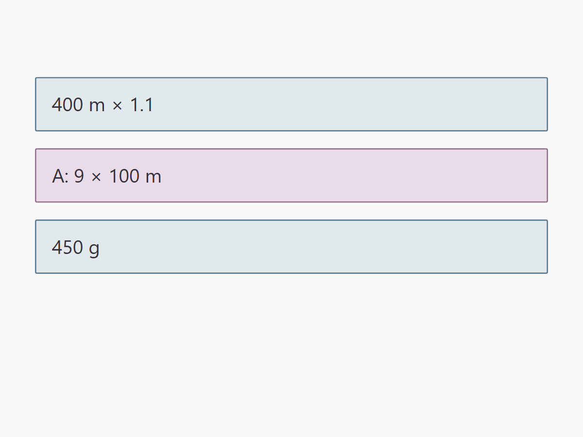 How much yarn is needed when one yarn is held double? — calculation check